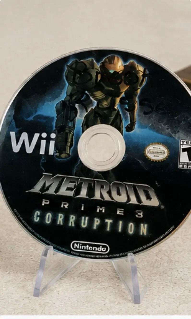 Metroid Prime Corruption Nintendo Wii Disc Only Tested Authentic